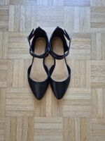 Ballerinas Leder schwarz Gr. 38
