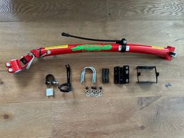 TRAIL-GATOR Tandem-Stange / rot (nur 2-3x benutzt)