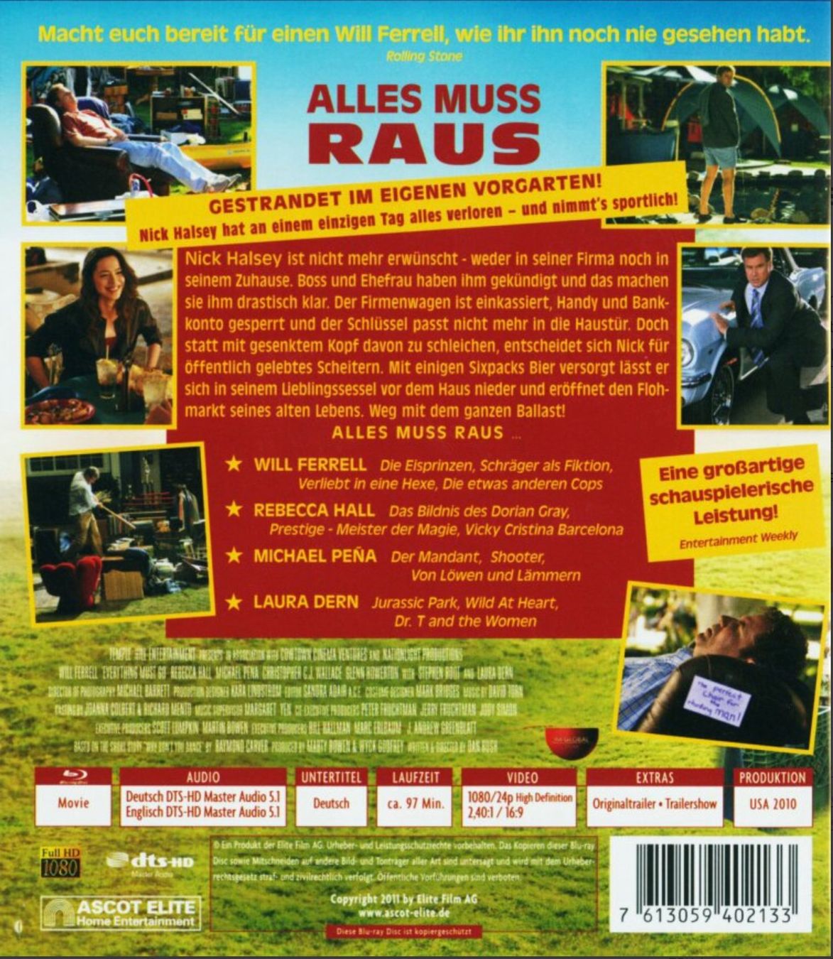 Alles muss raus [Blu-ray] Will Ferrell, Laura Dern (Gebraucht) in ...
