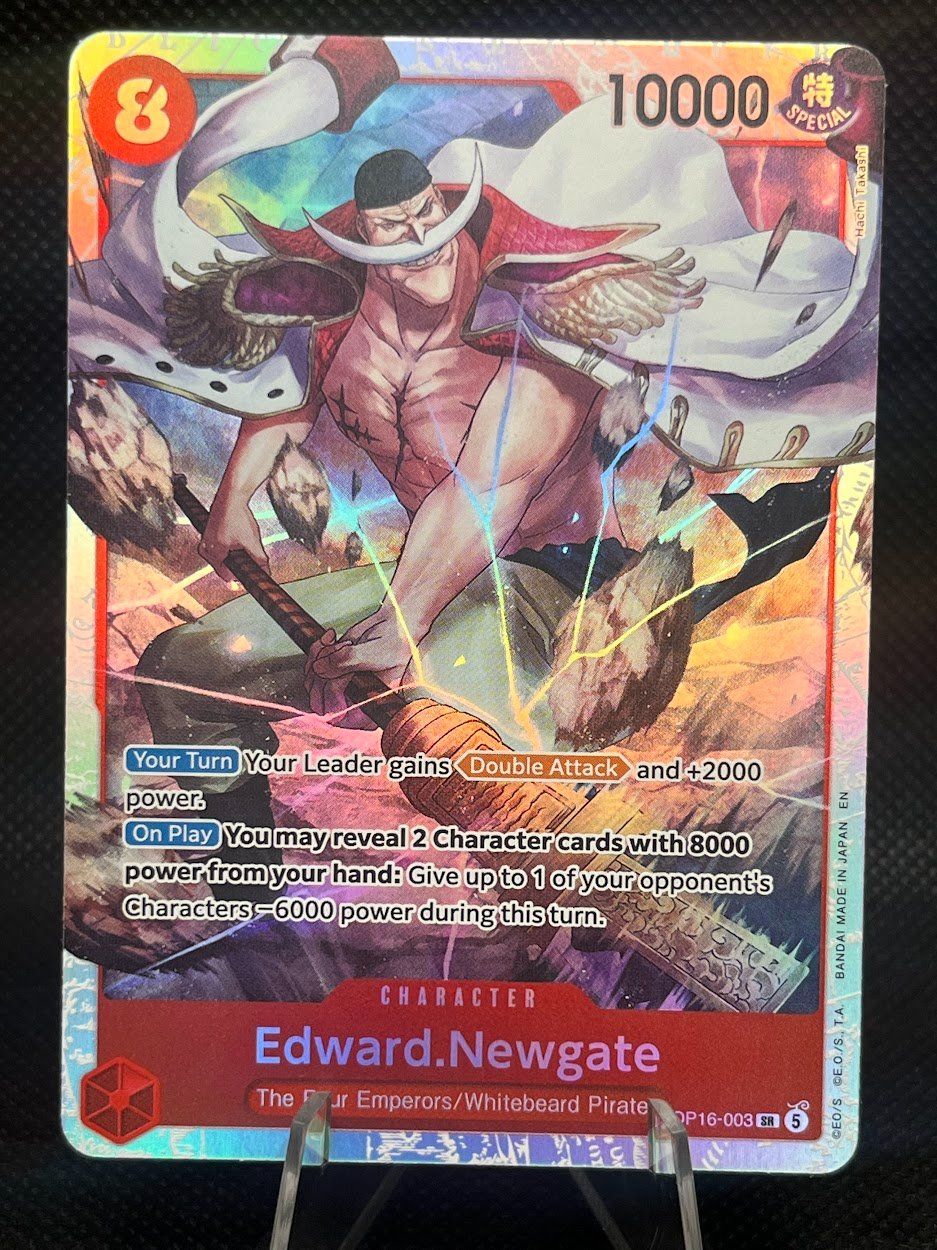 Bandai Carte collezionabili: One Piece - Edward Newgate OP16-003 EN – Usato da schaan venduto da Schokoloco