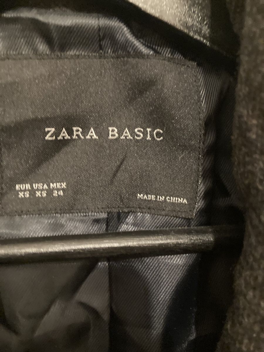 Cappotti: Zara Basic Pea Coat Double Breasted Grey Size S – Usato da Zürich venduto da sele_x 1