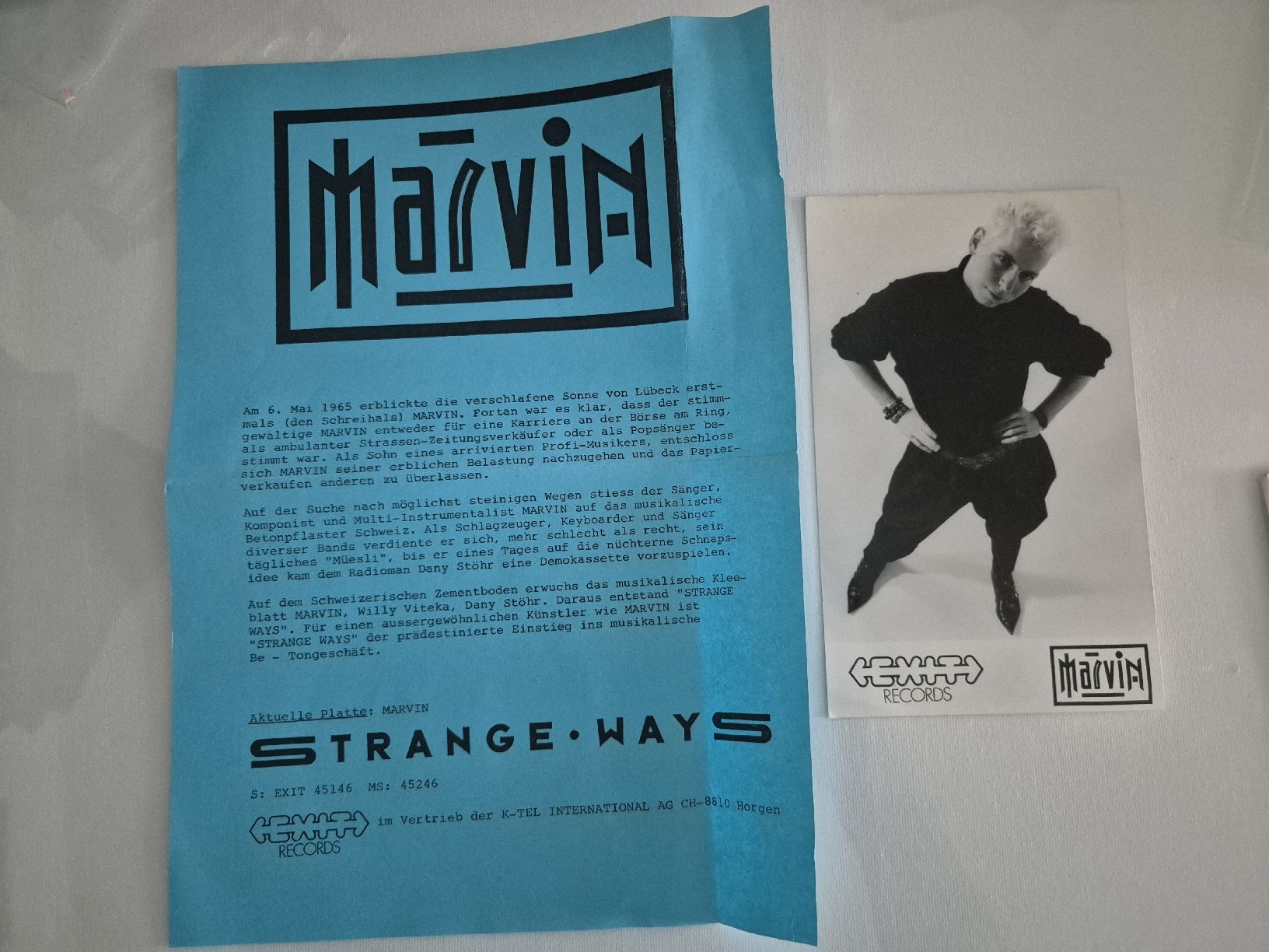 Dischi in vinile: Marvin  - Strange Ways - Single 7 , CH – Nuovo (secondo la descrizione) da Uster venduto da newwave0 2