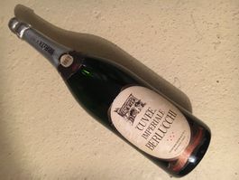 3 Liter Champagner Flasche ohne Inhalt mit Zapfen BERLUCCHI