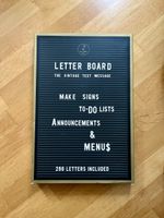 Letter Board, Vintage Text Message, 286 Letters Neuwertig