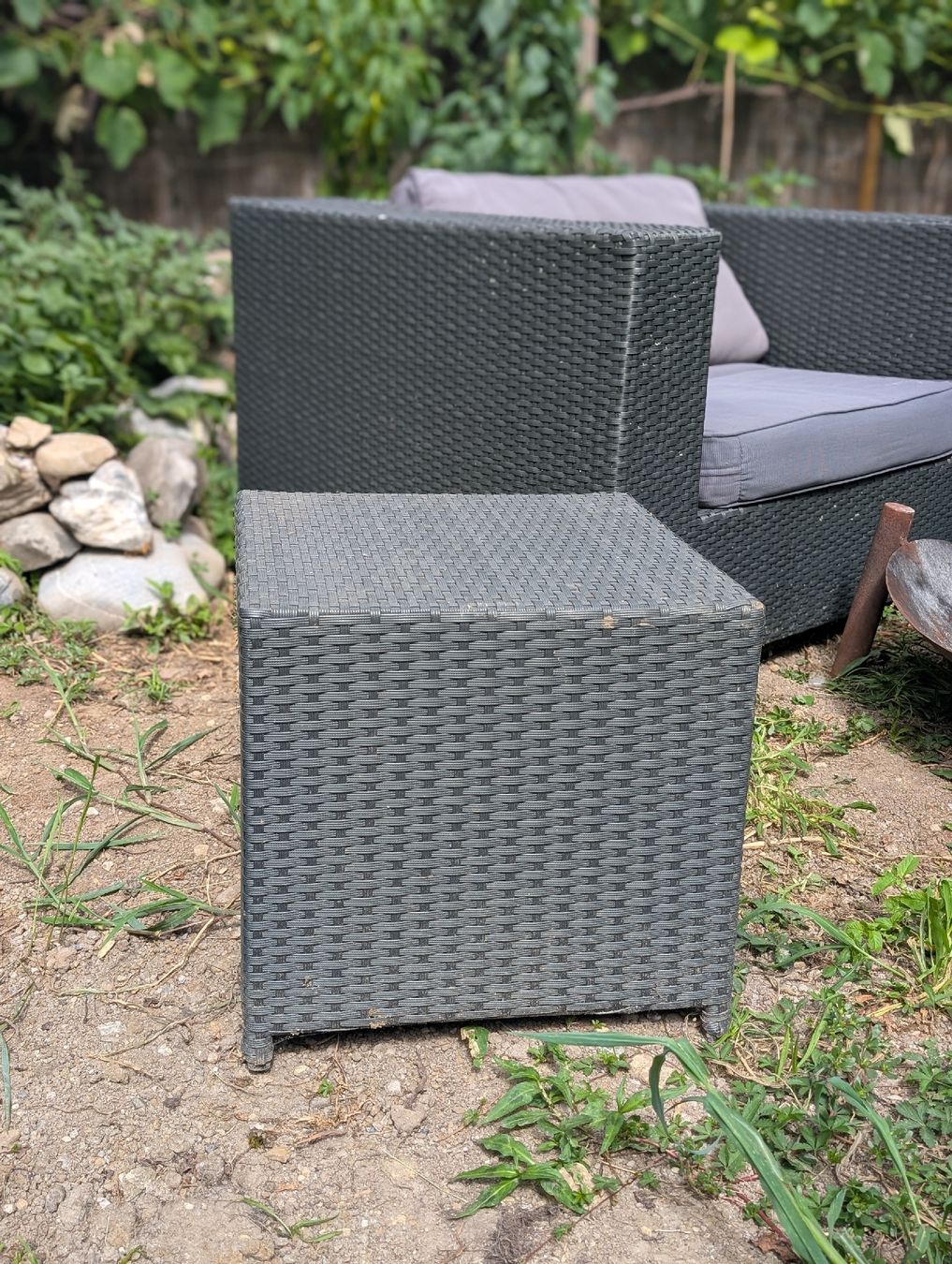Sessel: Gartenmöbel 4-teilig anthrazid gebraucht – Gebraucht aus Uerikon von Augustine07 2