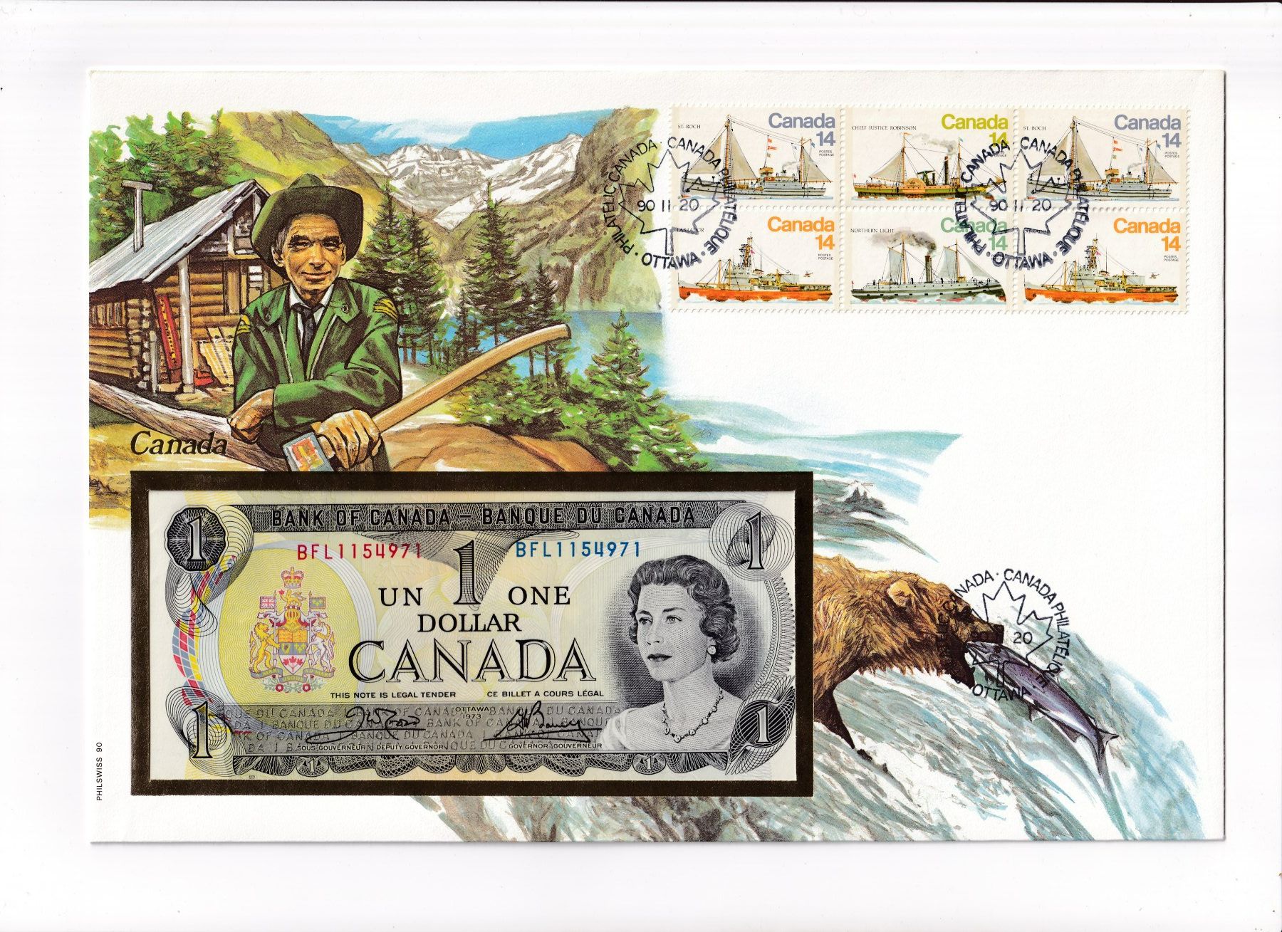 Banconote: Grosser Banknotenbrief  Kanada – Nuovo (secondo la descrizione) da Neuchâtel venduto da karlpierrino