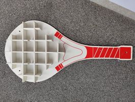 Setzkasten Tennisschläger aus Holz zum aufhängen Racket