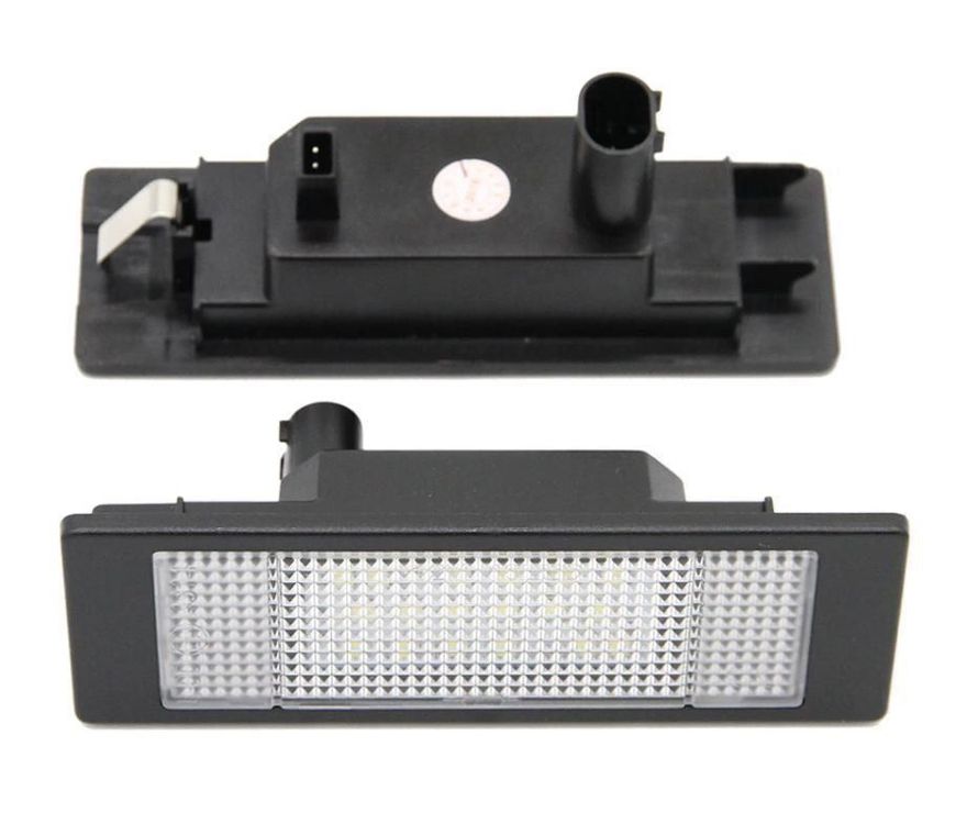 LED Mini Kennzeichenbeleuchtung Forty Schwarz E-geprüft Motorrad Quad ATV Roller - Foto 6