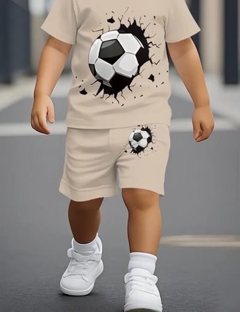 Trendiges Kurzarm-Outfit-Jungen- bequem- Gr: 92-104