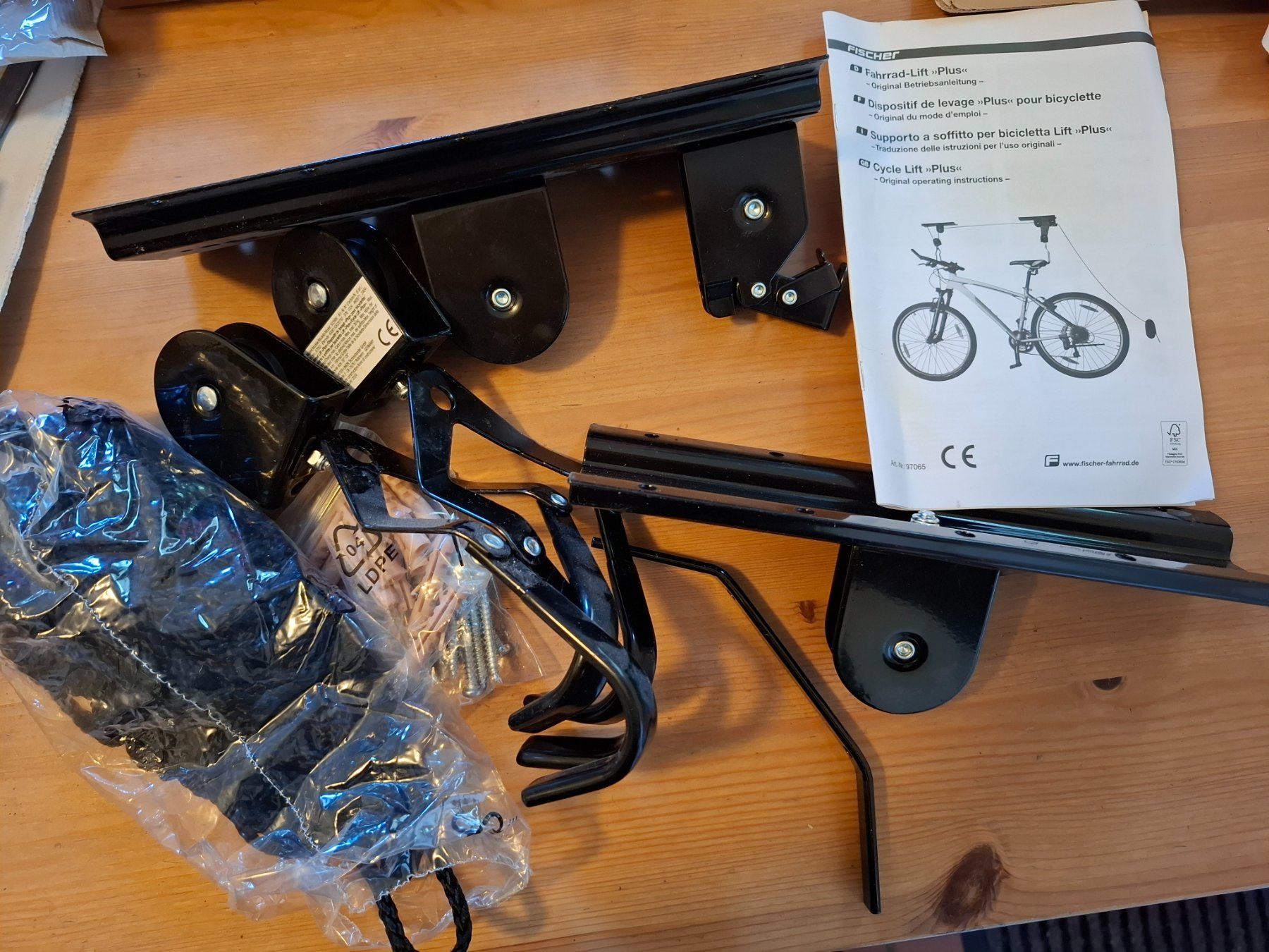 Fischer Supporti per biciclette: Fahrradlift – Nuovo e nell'imballaggio originale da Zürich venduto da esap 3