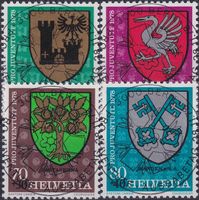 1978, J265-J268 (Pro Juventute) Satz mit Ersttags-Stempel.