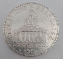 Pièce 100 Francs Panthéon 1983 argent France