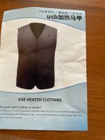 Schwarze Weste unisex