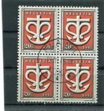 Tutti i francobolli: 1945 Spendemarke W20 V'block gest. – Usato da Winterthur venduto da Kyoung
