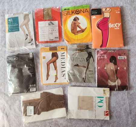 Lot de 10 paires collants femme tailles S/M