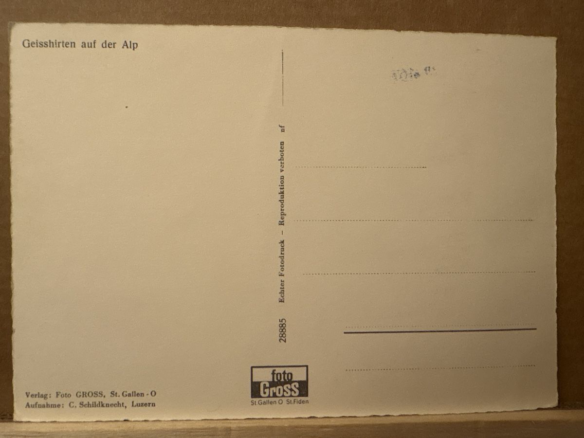 Cartoline postali: AK mit Ziegen Hirte Kinder – Usato da Rümlang venduto da Kartenpost1 1
