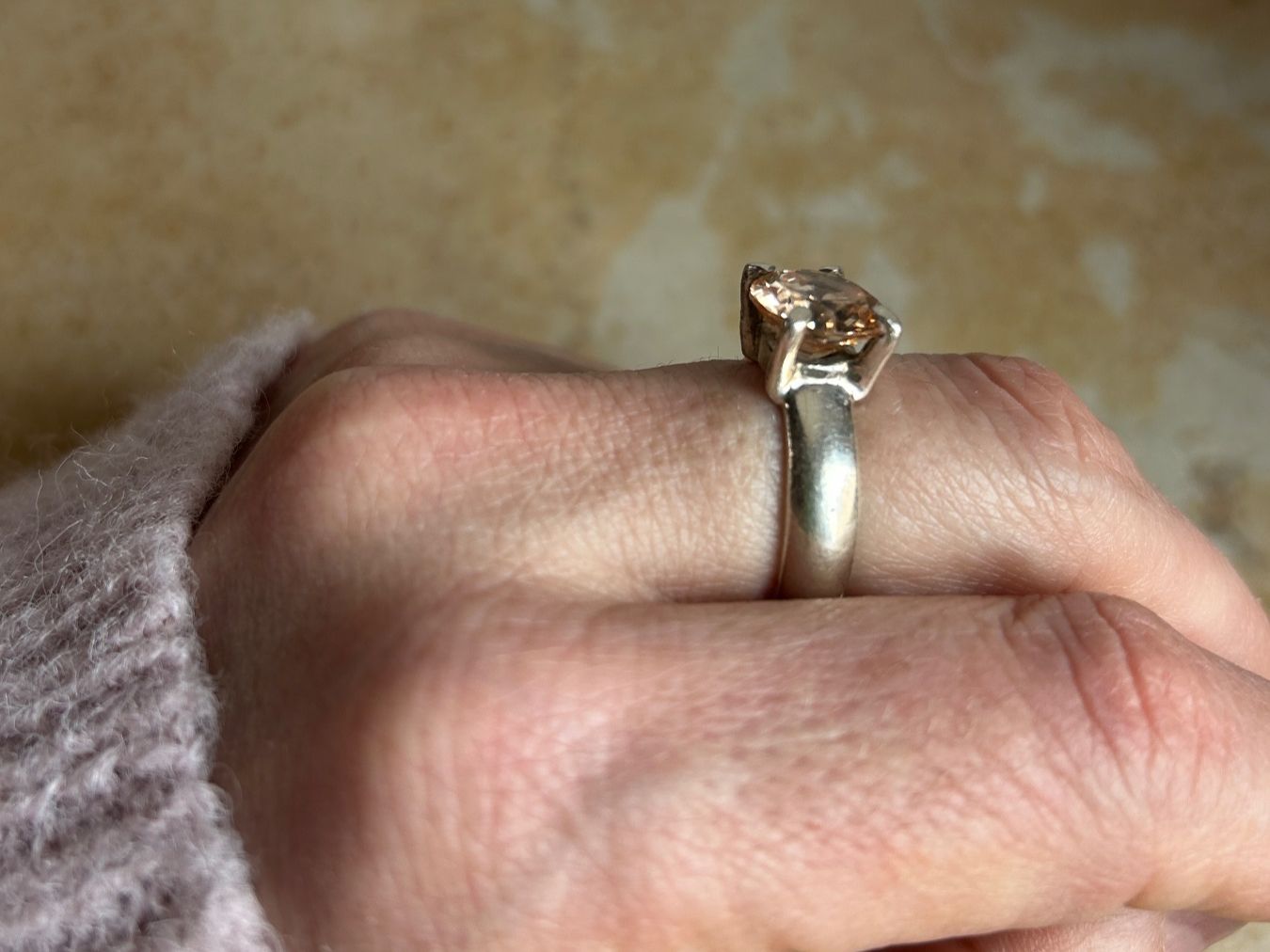Anelli: Silberring WEDDING mit Zirkonia Gr. 56 – Usato da Dittingen venduto da Bijoubelle 2