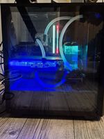 Gaming PC mit custom Wasserkühlung (CPU/GPU) inkl. Monitor