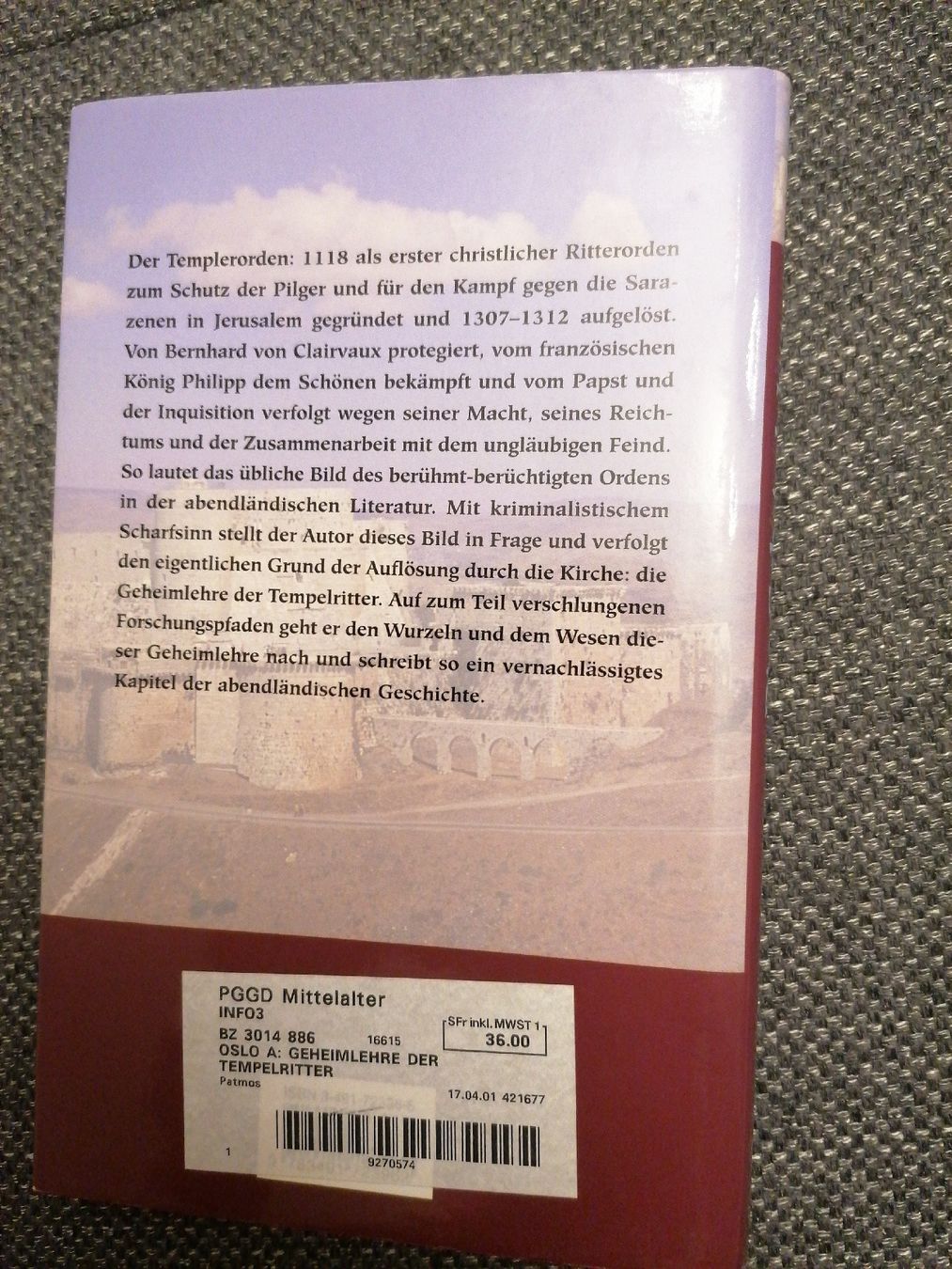 Libri: Buch Die Geheimlehre der Tempelritter – Usato da Büttikon AG venduto da Amineah 1