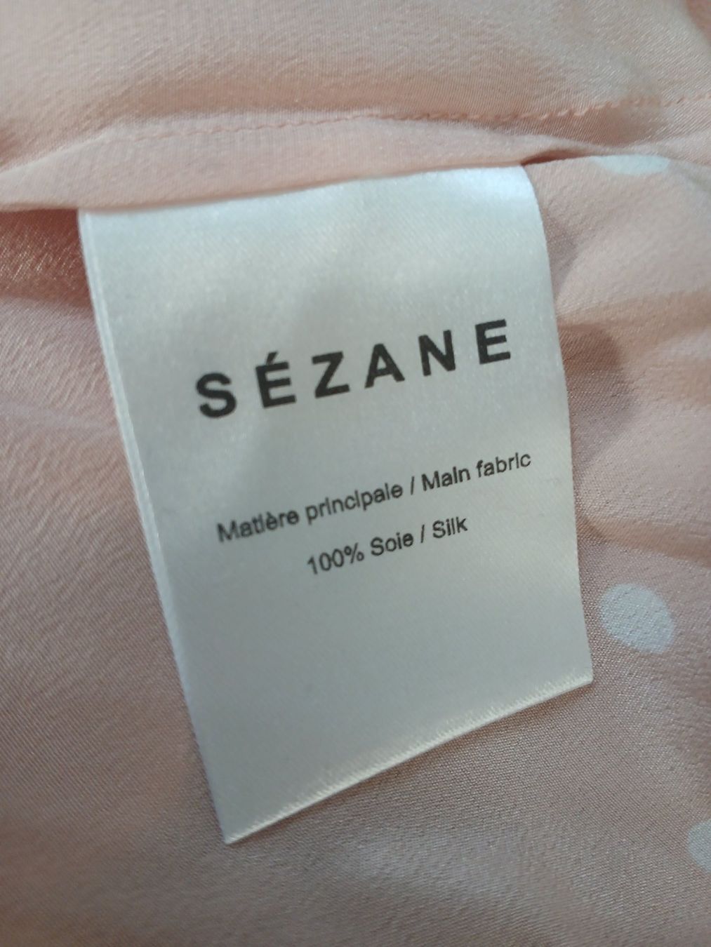 Sezane Camicette: Wickelbluse Sezane; Gr.44, 100% Seide – Nuovo (secondo la descrizione) da Luzern venduto da Tavolna 3