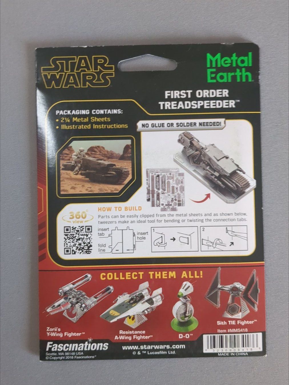 Star Wars Kit di modellismo & Modellini statici: Metal Earth Star Wars 3D metal models -  3 sets – Nuovo (secondo la descrizione) da Bourguillon venduto da sellerfromthenet 4
