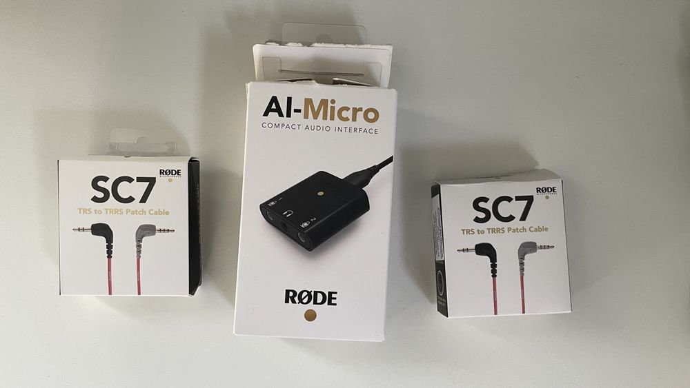 Rode AI-Micro und zwei Rode SC7 Kabel (Neu (gemäss Beschreibung)) in ...