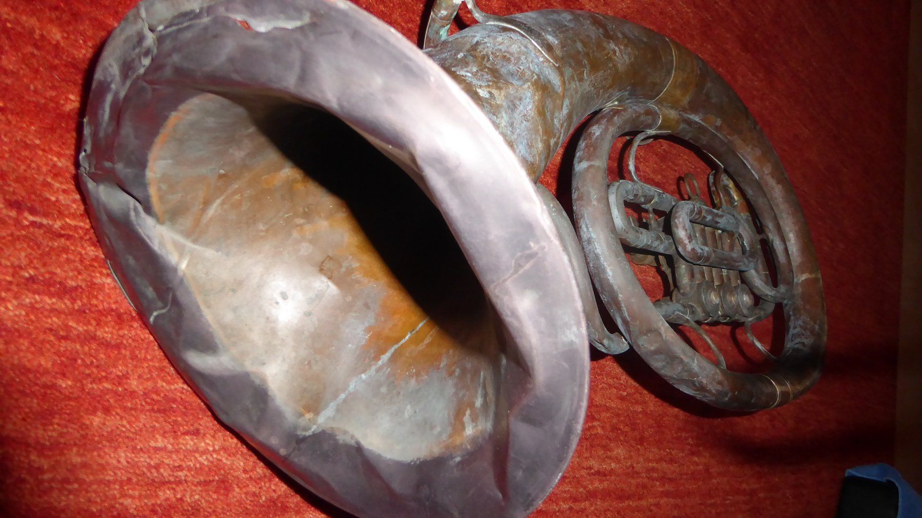Strumenti musicali: Antikes Waldhorn von 1883,  Steampunk – Usato da Sargans venduto da Benziner 5