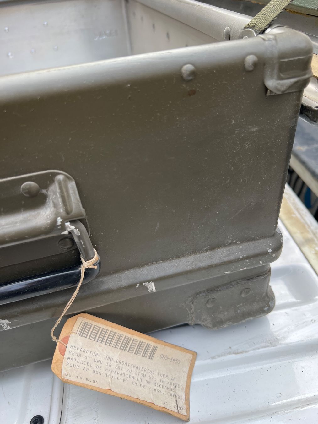 Casse di trasporto: Schweizer Armee EDAK ALU Transportkiste – Usato da Egg b. Zürich venduto da SwissTradingAgency 3
