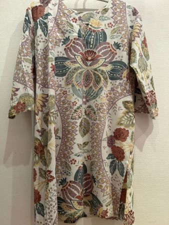 Tunique coton indien style bohème T/L - Parfaite pour l'été