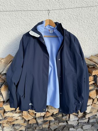 Sherpa Jacke dunkelblau Grösse L