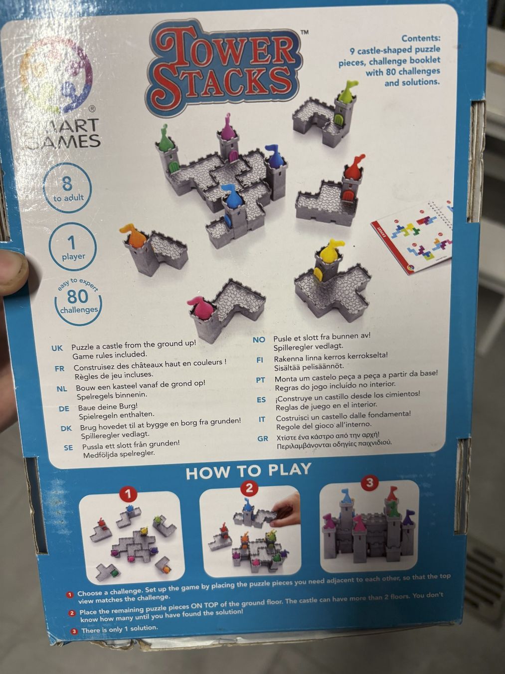 Jeux: Jeu solo de réflexion Smart Games Tower Stacks – D'occasion à Salvenach par gwenwywar 1