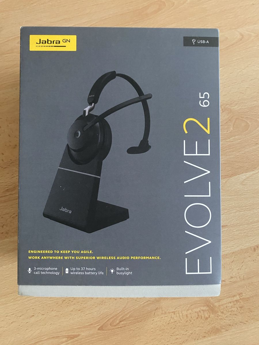 Jabra Cuffie: Jabra Evolve2 65 Headset – Nuovo e nell'imballaggio originale da Buchrain venduto da bir_7yhj