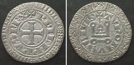 PHILIPPE IV LE BEL Gros tournois 1285-1290 argent