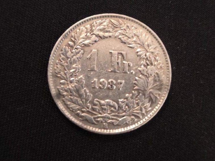 Tutti le monete: 1 chf 1937 – Usato da Genève venduto da bbastos 1