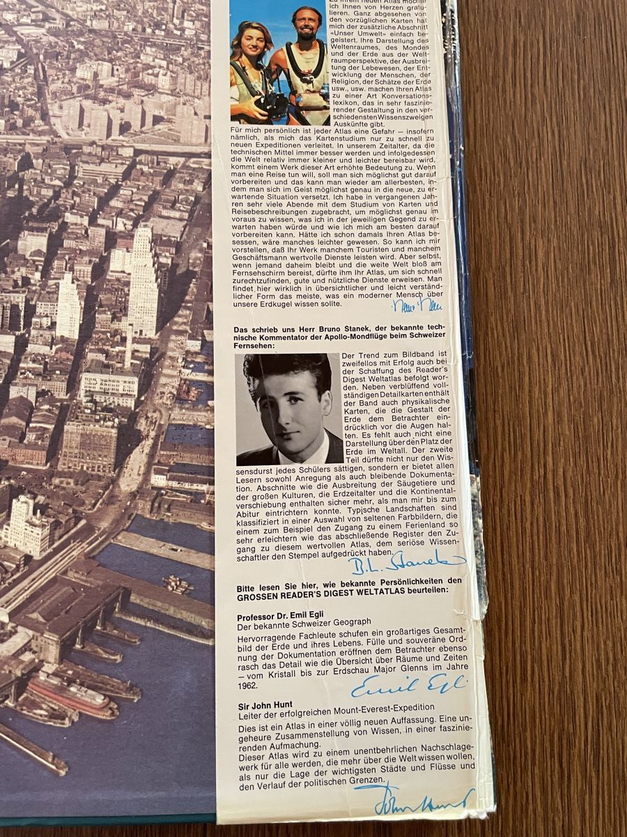 Libri: Grosser Weltatlas - Reader's Digest 1971 – Usato da Wyssachen venduto da Hahe89 7