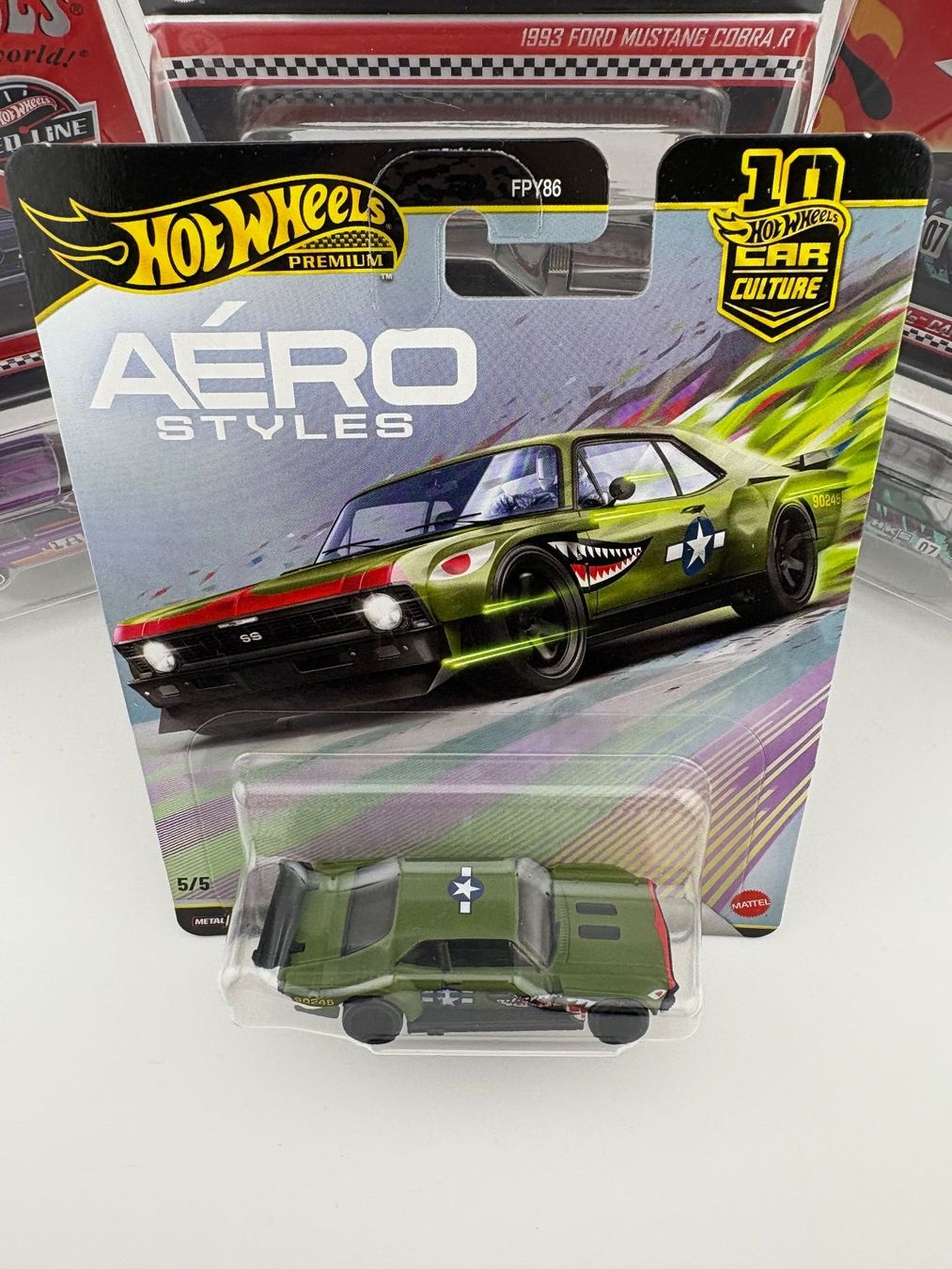 Hot Wheels Modellini d'auto: Hot Wheels Custom 70 Chevy Nova Aero Styles Premium – Nuovo e nell'imballaggio originale da Flawil venduto da HeisseReifen 1