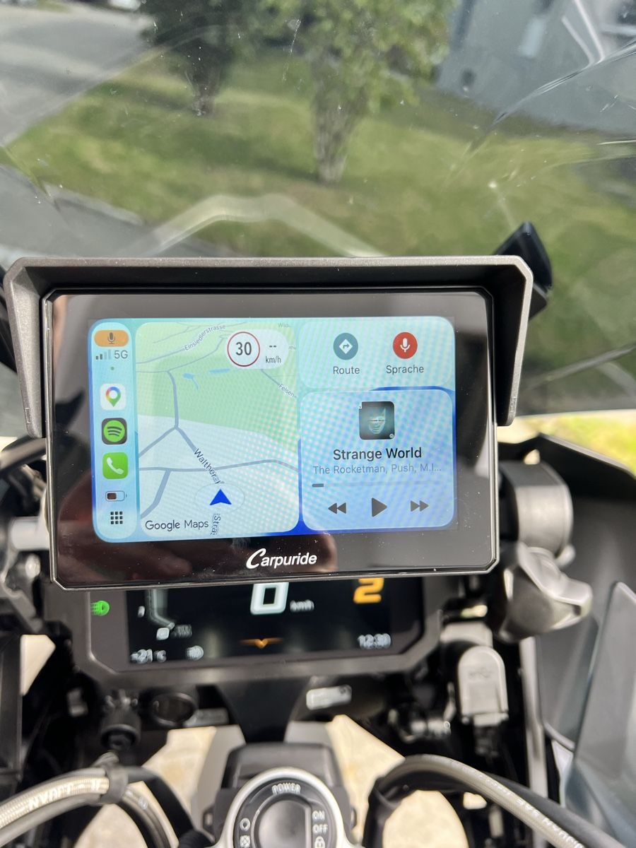 Navigationsgeräte: Carpuride Motorrad Display (BMW) – Gebraucht aus Wädenswil von mar_8vqr 4