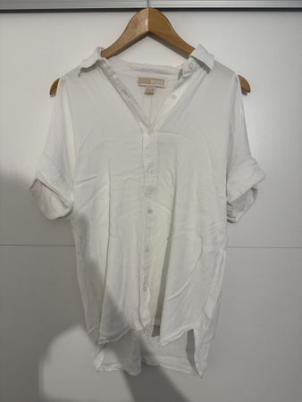 Elegante weisse Bluse Grösse S
