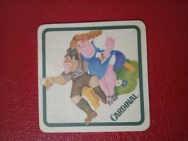 Bierdeckel Cardinal Motiv Cartoon