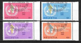 OMS (D VI) Teilserie 36 - 39 ET Halbmondstempel 13.2.1975