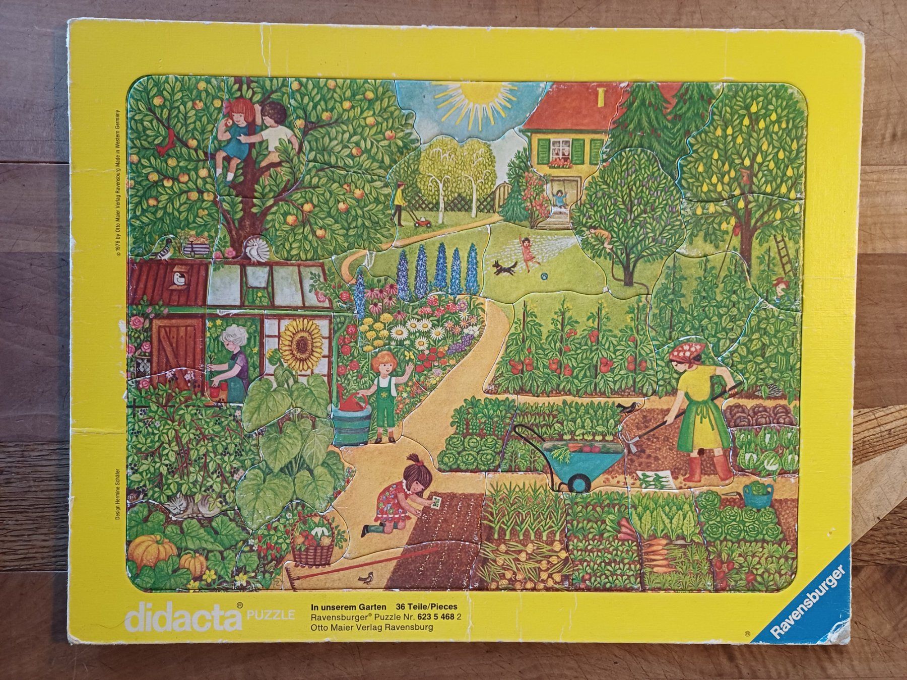 Ravensburger Puzzles: Ravensburger Puzzle "In unserem Garten", 36 Teile – Gebraucht aus Ringoldswil von drache13
