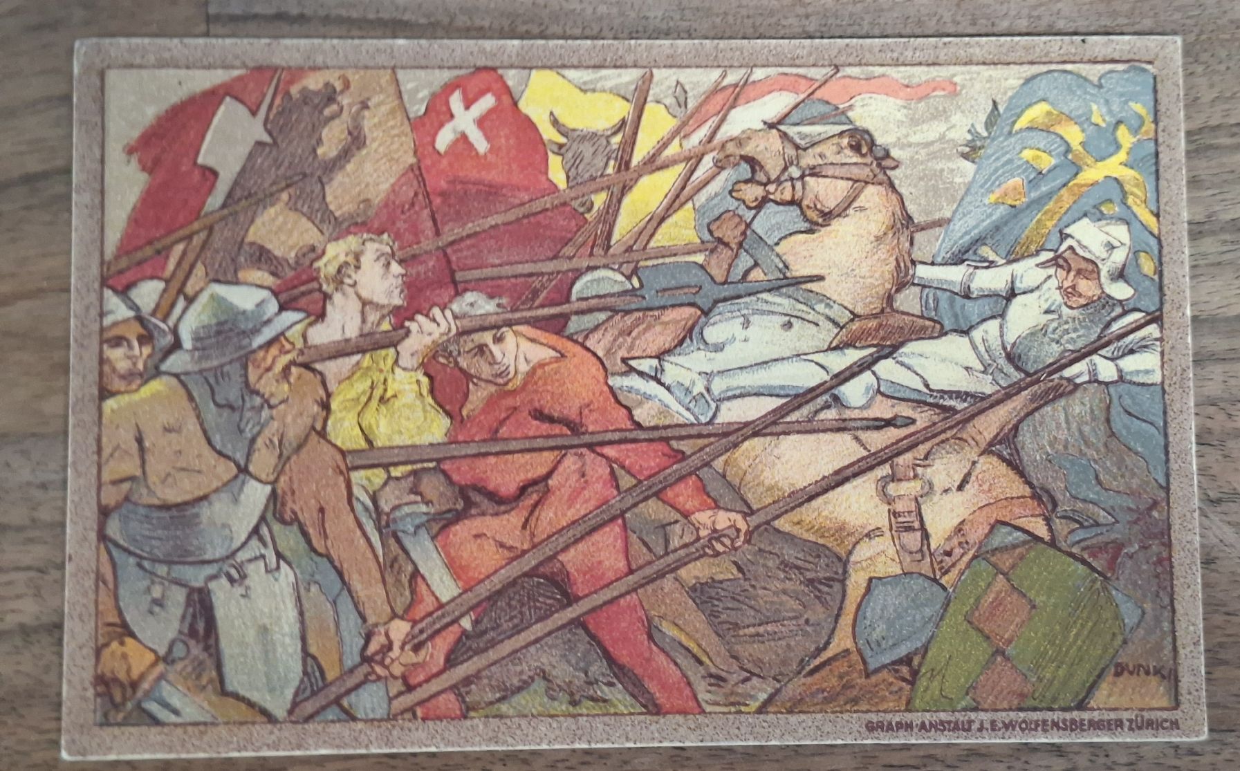Tutti i francobolli: Bundesfeierkarte 1911 Champery Valais  – Usato da Balgach venduto da SIMEON27 1