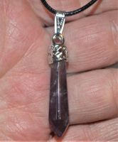 Halskette 1042 - Amethyst - 3,5 cm Länge