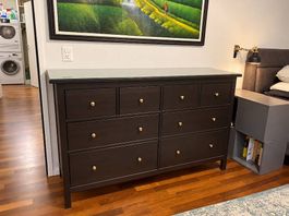 IKEA HEMNES Kommode + Glasplatte  sehr guter Zustand