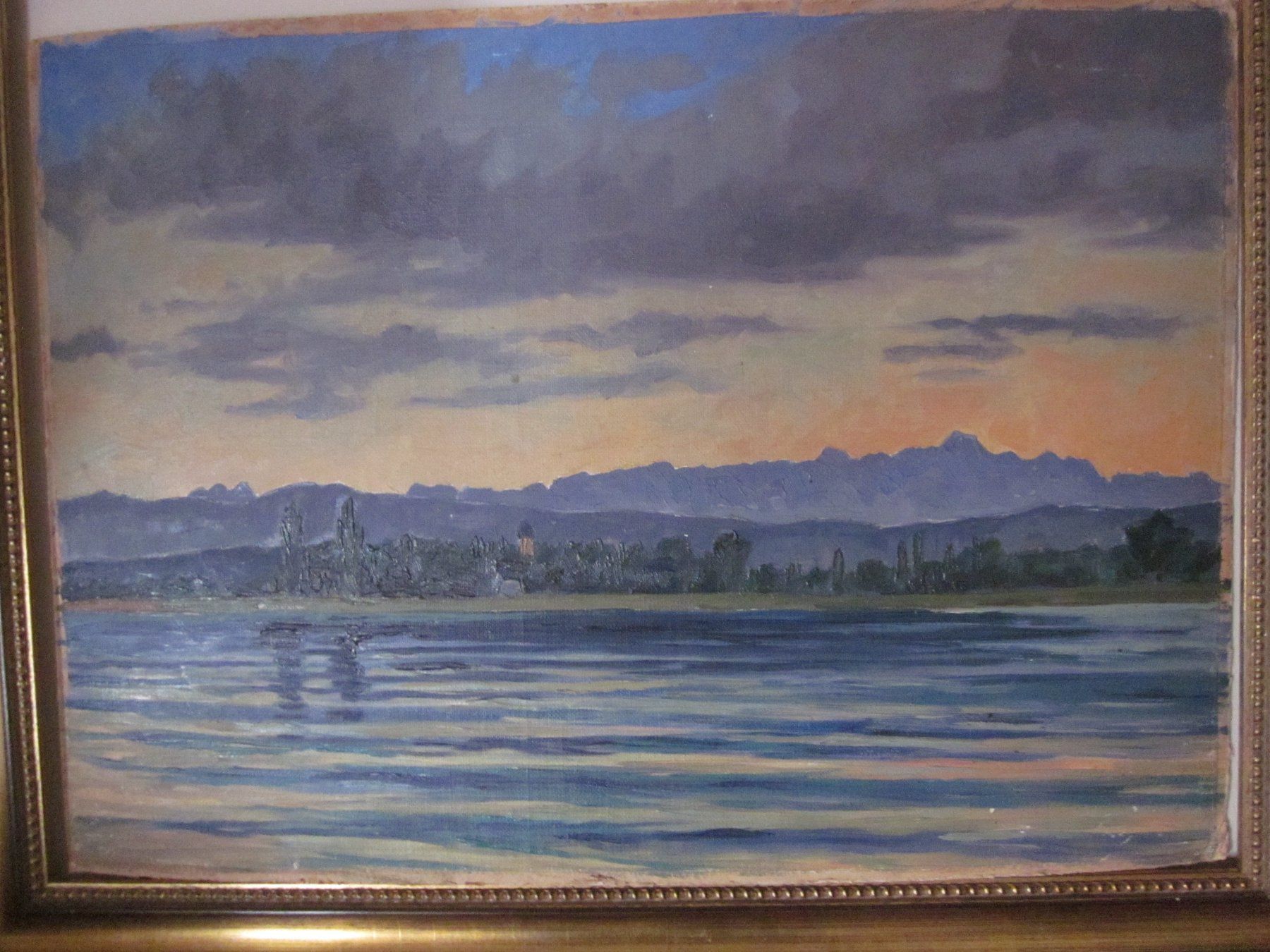 Gemälde: BODENSEE Mit Blick auf  Säntis Oel auf Hartplatte – Gebraucht aus Herzogenbuchsee von LaFavorita02 1