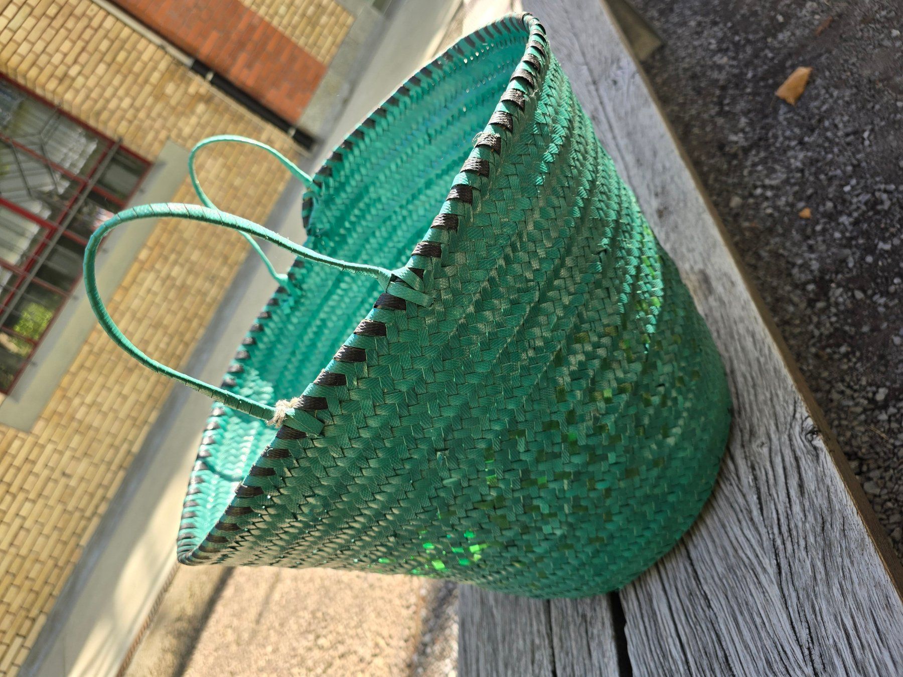Sonstiges für Haushalt & Wohnen: Korb: recycelt (L) türkis – Neu (gemäss Beschreibung) aus Romanshorn von Rachacha 3