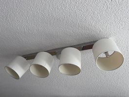 IMPRESSIONEN Living Deckenleuchte –4-flammig mit Stoffschirm