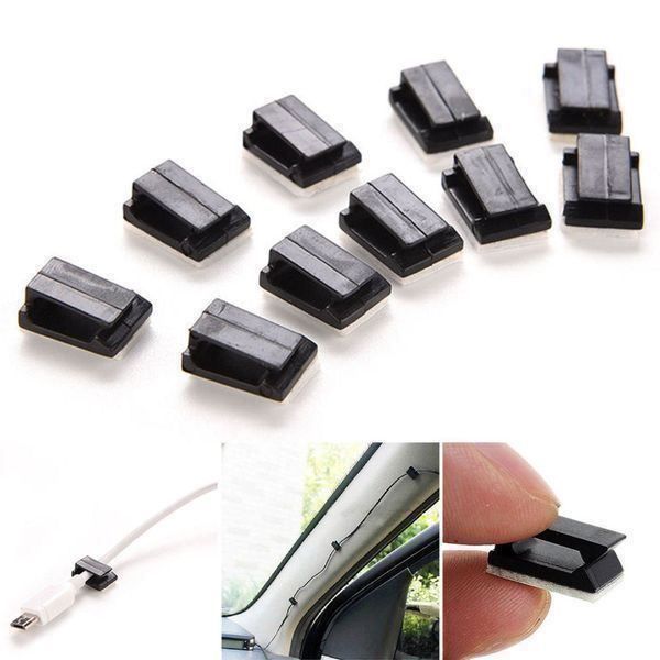 Componenti elettronici: Mini-Kabelclipse, selbstklebend 10 Stk. – Nuovo (secondo la descrizione) da Luzern venduto da Salefactory