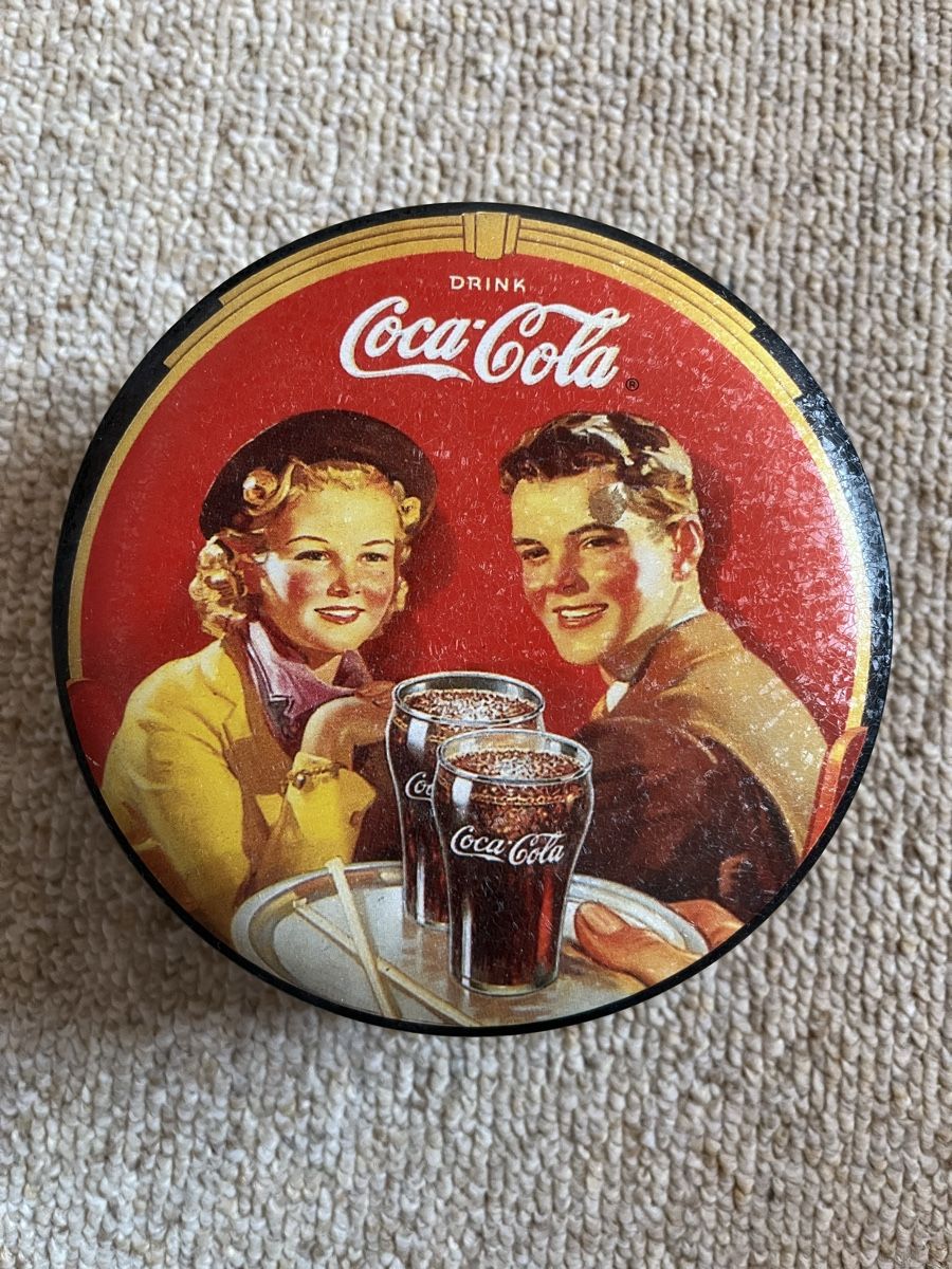 Zuckerdosen: Vintage Coca Cola Blechdose Sammlerdose Dose – Gebraucht aus Buchs AG von tifena