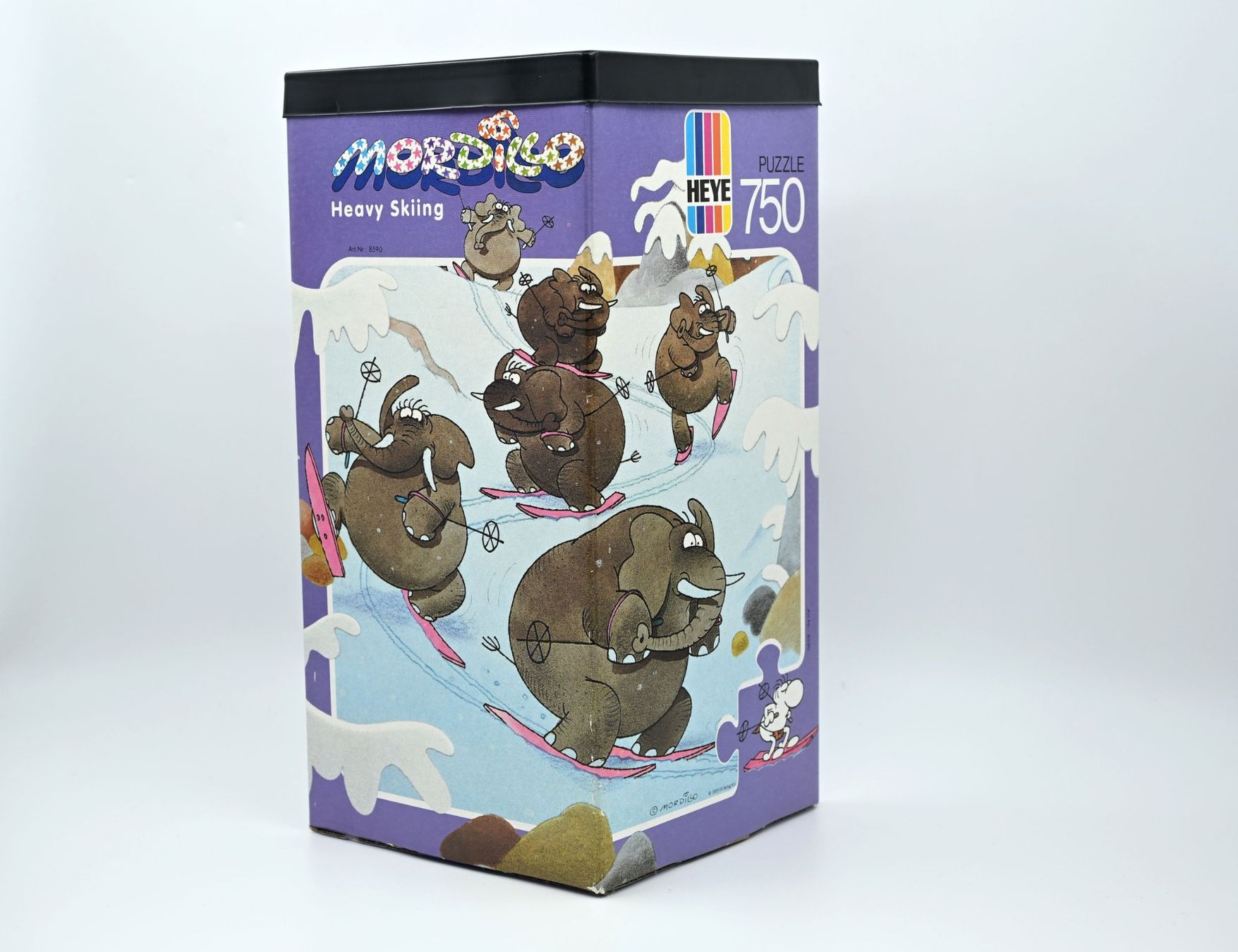 Heye Puzzles: Mordillo Heavy Skiing Puzzle – D'occasion à Dürnten par puumies
